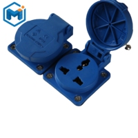 IP67 étanche à la poussière ABS/PC CE ROHS certifié personnalisable boîte de Distribution d'énergie industrielle multi-prises pour une utilisation en extérieur