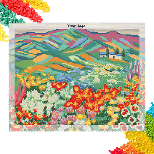 Kit de Peinture Diamant 5D DIY Style <span class=keywords><strong>Van</strong></span> <span class=keywords><strong>Gogh</strong></span> Paysage Coloré Mosaïque Ronde Complète pour Adultes et Enfants - Product Image 1