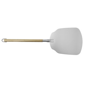 Pelle à pizza en aluminium 85x29,5 cm avec manche en bois amovible à visser, outil de transfert de pizza - Product Image 3