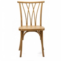 Chaise de salle à manger empilable en résine, faite à la main, durable, avec un design moderne R-II-L