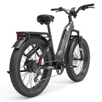 Vélo Électrique Hybride MG600 PLUS 2025 250W Sans Balais 48V 20Ah avec Porte-Bagages Arrière, Vélo Urbain 8 Vitesses, Batterie Lithium et Capteur de Couple