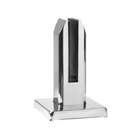 Pince de fixation au sol en aluminium pour garde-corps en verre, pour terrasse et balcon, en acier inoxydable 304, pour verre de 8 à 12 mm
