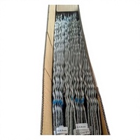 Pince de tension hélicoïdale préformée en alliage d'aluminium pour câble de terre, certifiée ISO9001, pour câble de maintien de tour