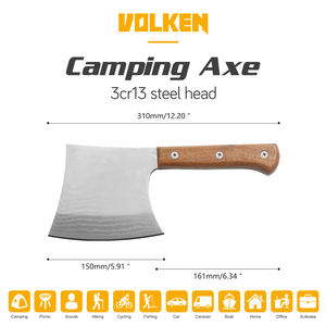 Hacha <span class=keywords><strong>de</strong></span> división para acampar multifuncional al aire libre Material <span class=keywords><strong>de</strong></span> mango <span class=keywords><strong>de</strong></span> <span class=keywords><strong>madera</strong></span> maciza Hacha <span class=keywords><strong>de</strong></span> hielo y hacha <span class=keywords><strong>de</strong></span> cocina China - Product Image 2