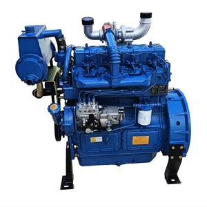 Bergulir ZH4100ZC mesin Diesel laut turbocharger motor berpendingin air 40 kw/55 hp/1800 rpm