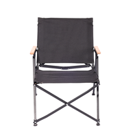 Chaise de camping pliable, mobilier d'extérieur portable, ensembles de jardin, acier au carbone, design européen, durable, carrée, grande taille