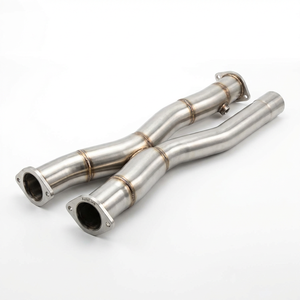 Sistema de Escape AsiaLink con Tubo de Unión SS304 de Alto Flujo, Sección Media de Rendimiento Mejorado para <span class=keywords><strong>Maserati</strong></span> <span class=keywords><strong>Quattroporte</strong></span> <span class=keywords><strong>GTS</strong></span> V8 3.8T - Product Image 4