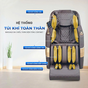 LEMESY Human Touch Vibrating Silla moderna Masajeador Cuerpo completo Gravedad cero Lujo Big 8d Máquina de masaje Silla reclinable - Product Image 5