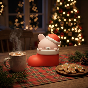 Goldjyx Santa Claus Gift Silicone Night <b>Light</b> Baby Night <b>Light</b> <b>Led</b> Silicone Night Lighting Decorative <b>Led</b> Night <b>Light</b> Home Use - Product Image 1