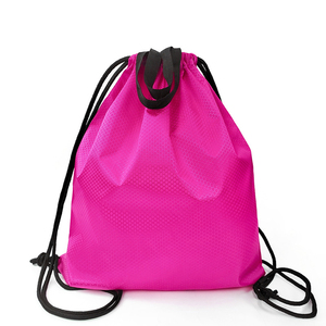 Sac à cordon promotionnel en polyester bon marché personnalisé sac sac à dos de sport sac d'emballage sac à cordon d'impression - Product Image 5