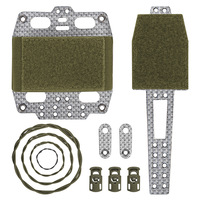 Boîte à piles pour appareil de vision nocturne, en alliage d'aluminium, portable, multifonctionnel, sac d'accessoires pour casque tactique