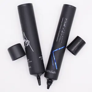 Tube de Base pour maquillage et cosmétique, noir mat, 20g 25g 30g, nouveau modèle, emballage cosmétique, fonction spéciale, vente en gros