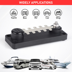 Barra de Distribución de Energía de Grado Marino, Tipo Black Label, de 10 Puntos, de Una Sola Capa, 55A, 12V - Product Image 2