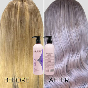 Shampoo violet pour blonds, neutralise les tons jaunes, perfectionne le <span class=keywords><strong>blond</strong></span>, corrige les tons blonds - Product Image 1