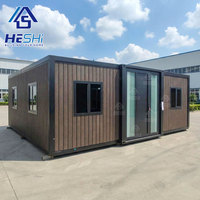 Maison conteneur préfabriquée de luxe isolée et extensible de 40, 30 ou 20 pieds, villa préfabriquée, maison à 5 chambres, Casa Contenedor