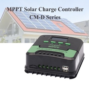 Snaterm Factory 100% MPPT 60A 50A 40A 30A 20A Solar Charge Controller PV Regulator Work For Solar Battery 12V 24V Solar Panel