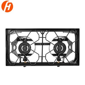 Stufa a Gas propano da esterno a doppio bruciatore con gambe regolabili per cucinare attrezzi da campeggio - Product Image 5