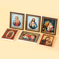 Recuerdo Turístico Religioso con Tema de Jesús, Material de Resina/Poliuretano/PP, Diseño Moderno, Duradero, Irregular, Mediano, Apto para Aniversarios