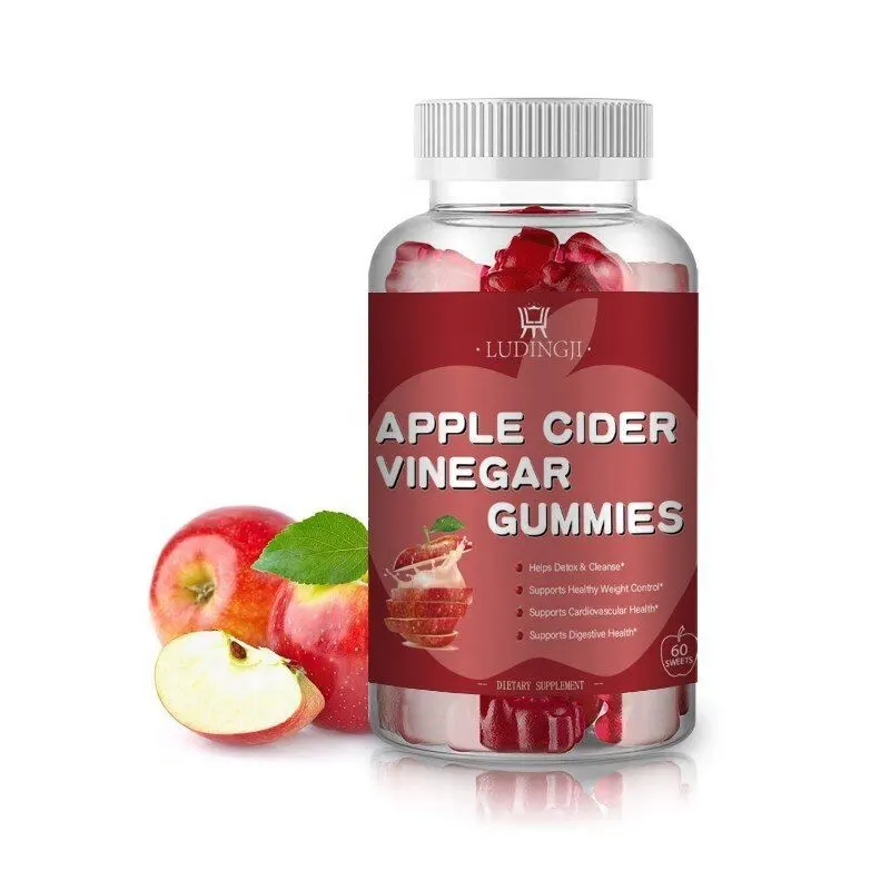 뜨거운 판매 acv gummies 건강 500MG 비건 사과 사이다 식초 슬리밍 Gummies 체중 감소