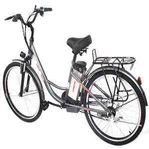مصنع الجملة الكهربائية إضاءة دراجة هوائية e الدراجة الألومنيوم الإطار مدينة دراجة مع سلة bikilist /bicyclette/Fahrrad citybike