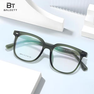 Nouvelles lunettes optiques ultralégères Tr90, monture carrée 28010 avec plaquettes de nez intégrées, verres en résine unisexe, largeur moyenne - Product Image 4