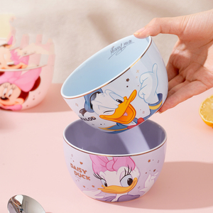 Ensemble de bols en céramique pour enfants <span class=keywords><strong>Mickey</strong></span> Minnie 4,5 pouces - Bols à riz pour enfants <span class=keywords><strong>Mickey</strong></span> et ses amis avec boîte cadeau - Product Image 3