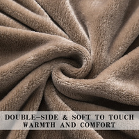 Couverture en flanelle personnalisée, couverture de voyage en molleton de corail, pour la maison, canapé, chaise, doux, chaud, confortable