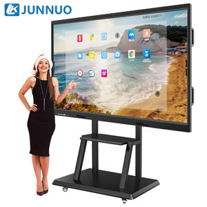 لوحات رقمية تفاعلية ذكية بشاشة LCD بدقة 4K تعمل باللمس بالقلم والإصبع بأحجام 55 و65 و75 و86 و100 بوصة للتدريس في المدارس - Product Image 1