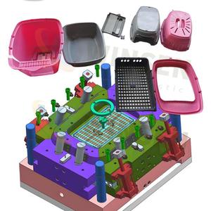 Moule pliable <span class=keywords><strong>pour</strong></span> bac à litière <span class=keywords><strong>pour</strong></span> <span class=keywords><strong>chat</strong></span>, en plastique, <span class=keywords><strong>pour</strong></span> la fabrication de bacs à litière <span class=keywords><strong>pour</strong></span> animaux de compagnie - Product Image 2