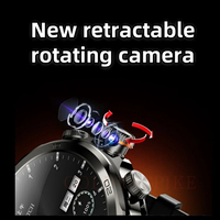 Reloj inteligente redondo AMOLED H19 4G LTE con batería grande, hasta 4 días en espera, resistente al agua IP67, reloj inteligente Android para unisex.