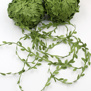 200m Artificiale Viti corona Falso Appeso Piante Foglie Trim Nastro Verde Oliva Foglia per il FAI DA TE Craft Wedding Party A Casa decorazione - Product Image 1