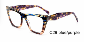 Armazones Ópticos Retro de Acetato de Alta Calidad con Combinación de Múltiples Colores, Último Modelo 2026 - Product Image 3