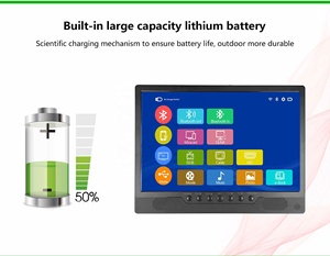 ทีวีพกพาขนาดเล็กแบบ LED LCD HDTV ชาร์จไฟได้ สำหรับใช้ในครัว พร้อมพอร์ต USB ขนาดหน้าจอ 14-20 นิ้ว - Product Image 5