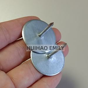 Clous de fixation en acier galvanisé à tête cylindrique isolante pour soudure CD, pour fixer la fibre de verre au tôle - Product Image 5