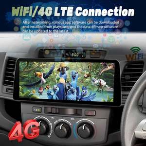 Autoradio avec écran 12,3 pouces, lecteur vidéo Android, stéréo pour Toyota Fortuner Hilux 2007 2008 2015, GPS, multimédia, Carplay, unité principale - Product Image 4