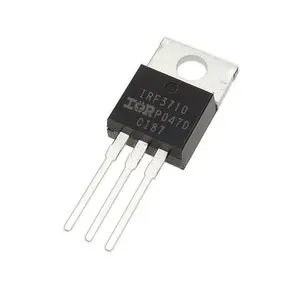 IRF3710PBF TO-220AB Nagelneu und original 57 A, 100 V, 0,023 Ohm, N-CHANNEL, Si, POWER, MOSFET Transistor Chip