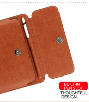 Étui de transport pour tablette en similicuir de 9 à 11 pouces pour iPad 10.2 iPad Air 10.5 avec porte-stylet