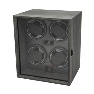 Boîte à remontoir <span class=keywords><strong>automatique</strong></span> en bois pour montres, moteur silencieux, rotateur de montres, boîte de rangement et de présentation pour les passionnés de montres - Product Image 3