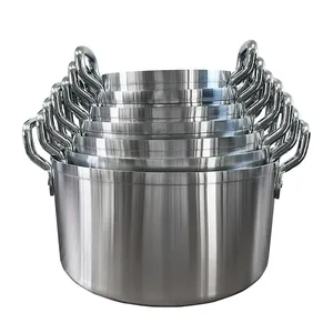 Hot Selling Africa Southeast Asia Style Kitchen 7 Piece Aluminum Pot Cookware Set With Lid