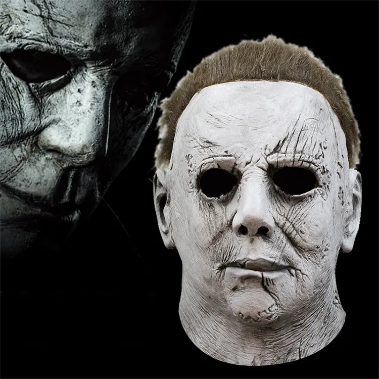 Venta caliente Blood Horror Michael Myers Máscara Nuevo estilo Grueso Látex Máscara de Halloween Venta al por mayor Máscara de miedo de Halloween