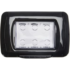 Plaque étanche autoportante 3 pôles Gewiss noire pour système de toner GW22452 - Product Image 2