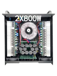 CA6 Subwoofer Audio Kualitas Tinggi, Amplifier Daya Stereo 2*800 Watt untuk Panggung Luar Ruangan - Product Image 2