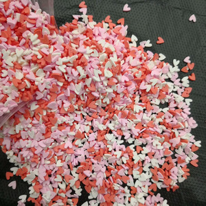 Piezas Redondas en Forma de Corazón y Pentagrama, Gránulos de Azúcar Simulados, Accesorios para Slime Hechos a Mano - Product Image 6