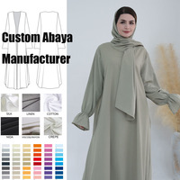 Abaya Nida Modeste à Capuche avec Hijab Intégré – Vêtements Islamiques Aïd Ramadan – Robes Musulmanes pour Femmes – Vente en Gros Dubaï Arabie Saoudite