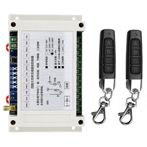 Smart Multiple AC110V 220V 240V 380V 30A 433 MHz 4CH 4 CH 4 Channel Wireless Relay RF Remote Control Switch <b>Receiver</b>+<b>Transmitter</b> - Product Image 1