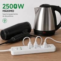 Prise intelligente personnalisée par les fabricants chinois, spéciale Brésil, avec 3/4/5/6 positions et 3 ports USB