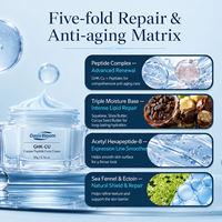 Crème Visage Hydratante, Apaisante et Réparatrice à l'Acide Azélaïque, Céramide et Peptide de Cuivre Anti-Rides pour Usage Diurne – Marque Blanche OEM/ODM