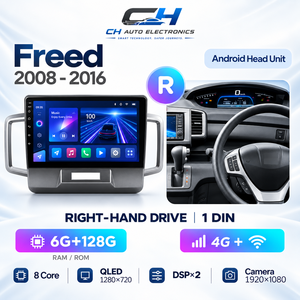 เครื่อ<span class=keywords><strong>ง</strong></span>เล่นดีวีดีติดรถยนต์สำหรับ Honda Freed 1 ปี 2008 - 2016 พว<span class=keywords><strong>ง</strong></span>มาลัยขวา ขนาด 10.2 นิ้ว พร้อมระบบนำทาง GPS Android - Product Image 3