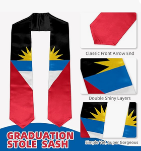 Écharpe de Remise de Diplôme Personnalisée de Haute Qualité avec Drapeaux Nationaux de 48 Pays et Équipes de Football – Écharpe de Remise de Diplôme pour Étudiants Internationaux – Vente Flash - Product Image 5