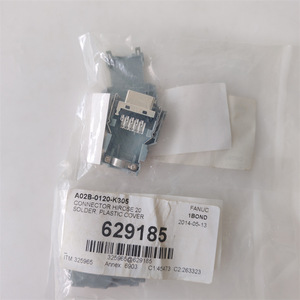 FANUC Connector Hirose 20 Pin Female Solder Plastic <b>Cover</b> A02B-0120-K305 - Product Image 1